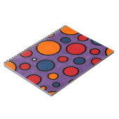 Rood & Sinaasappel Polka-Dot Notitieboek (Linkerzijde)