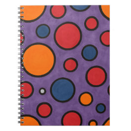 Rood & Sinaasappel Polka-Dot Notitieboek