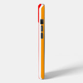 Rood Sinaasappel strepen Pattern Design Case-Mate iPhone Case (Achterkant / Links)