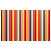 Rood Sinaasappel strepen Pattern Design Stof (Fat Quarter)