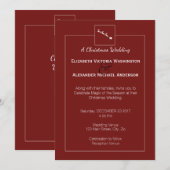 Rood, Sinterkerstfeest Kaart (Voorkant / Achterkant)