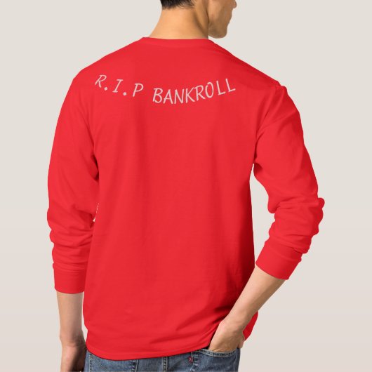 Rood skimasker/Bankroll Fresh T Shirt (Achterkant)