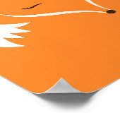 Rood slapende vos poster (Hoek)