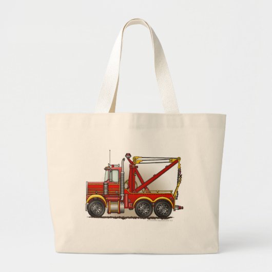 Rood sleepwagenzakken/Tassen Grote Tote Bag (Voorkant)