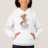 Rood Sleight Schattige  Retro Naam Kerst Kinder (Voorkant)