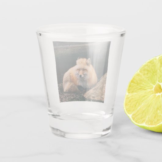 Rood slipje shot glas (Achterkant)