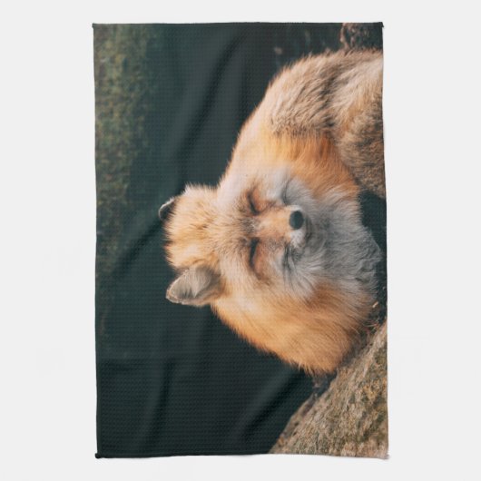 Rood slipje theedoek (Verticaal)