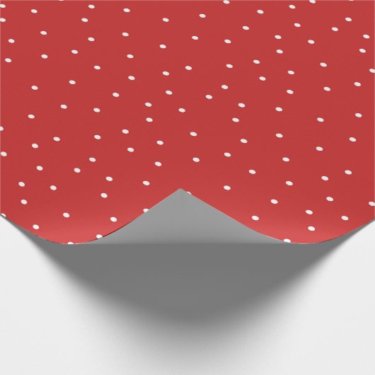 Rood sneeuwpatroon Wrapppapier Cadeaupapier (Hoek)