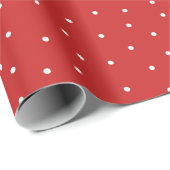 Rood sneeuwpatroon Wrapppapier Cadeaupapier (Rol Hoek)