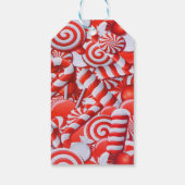 Rood snoep cadeaulabel (Achterkant)