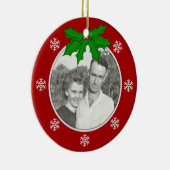 Rood: Snowflake Memorial: Afbeelding Ornament (Rechts)