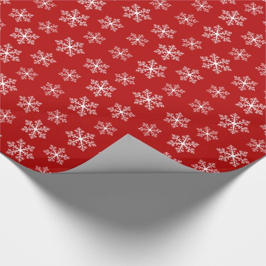 Rood snowflake papier (Hoek)