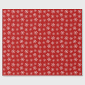 Rood snowflake papier (Vlak)