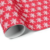 Rood snowflake papier (Rol Hoek)