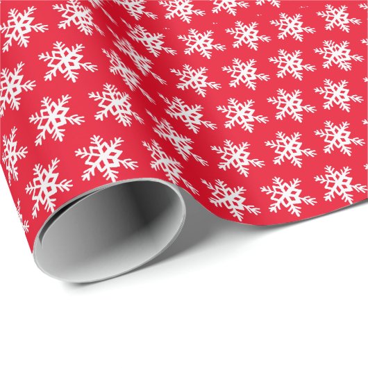 Rood snowflake papier (Rol Hoek)