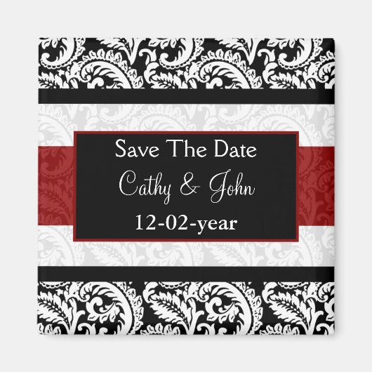 rood sparen de datummagneet magneet (Voorkant)