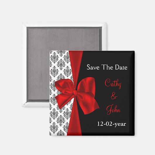 rood sparen de datummagneet magneet (Voorkant / Achterkant)