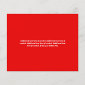 Rood Speciale aanbieding Korting op je Logo- en QR Flyer (Achterkant)