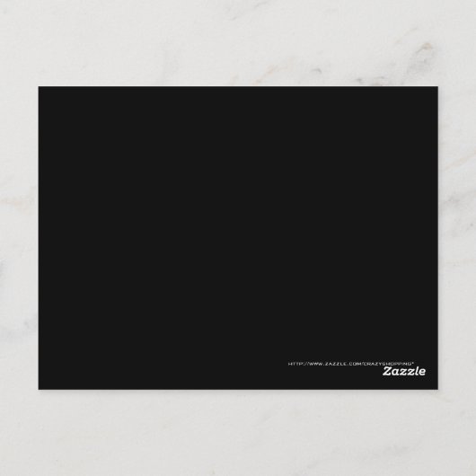 Rood Spectrum Analysator Tabelnummer Briefkaart (Achterkant)