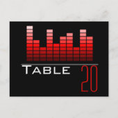 Rood Spectrum Analysator Tabelnummer Briefkaart (Voorkant)