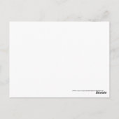 Rood Spectrum Analysator Tabelnummer Briefkaart (Achterkant)