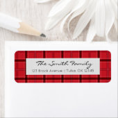 Rood speldedaglogo etiket (Insitu)