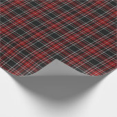 Rood speldenpapier / Tartansluitpapier () Cadeaupapier (Hoek)