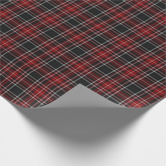 Rood speldenpapier / Tartansluitpapier () Cadeaupapier (Hoek)