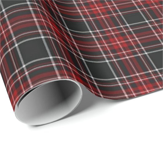 Rood speldenpapier / Tartansluitpapier () Cadeaupapier (Rol Hoek)