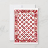 Rood Spelen Kaart Matching RSVP (Achterkant)