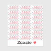 Rood Spicy Blank Pepper Boek Film Waardering Plann Sticker (Vel)