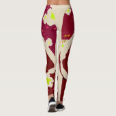 Rood spiegeltje leggings (Achterkant)