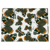 Rood spiegelvlinderpatroon large cadeautasje (Voorkant)