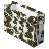 Rood spiegelvlinderpatroon large cadeautasje (Voorkant Gekanteld)