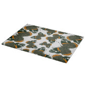 Rood spiegelvlinderpatroon snijplank (Hoek)