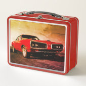 Rood spierweefsel Lunchbox (Voorkant)
