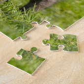 Rood spoellak Wilde Baby Animal Game 8x10 Legpuzzel (Zijkant)