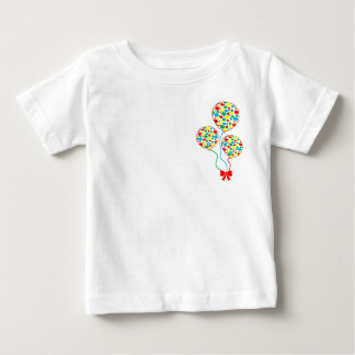 Rood, spotty, kinderballonshirt