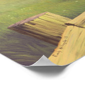 Rood-staarten op baldaat afdrukken poster (Hoek)