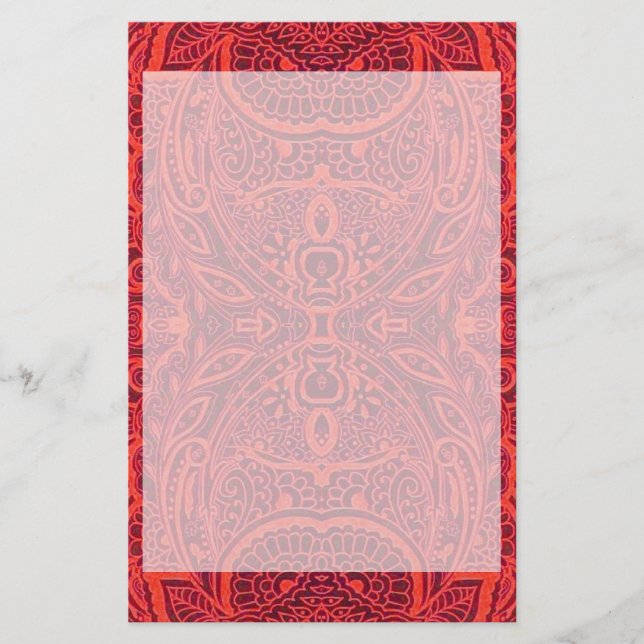 Rood stammaskerpatroon (Voorkant)