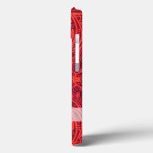 Rood stammaskerpatroon Case-Mate iPhone case (Achterkant / Links)