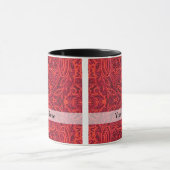Rood stammaskerpatroon mok (Midden)