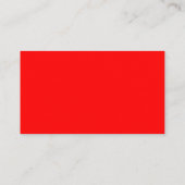 Rood standaard Visitekaartje (Achterkant)