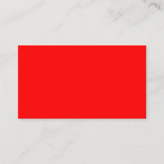 Rood standaard Visitekaartje (Voorkant)