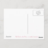 Rood Star-briefkaart wit Briefkaart (Achterkant)