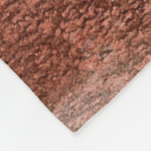 Rood stenen muur Concrete cementtextuur Fleece Deken (Hoek)