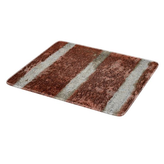 Rood stenen muur Concrete cementtextuur Snijplank (Hoek)