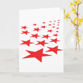 rood sterrentapijt kaart (Gele Bloem)
