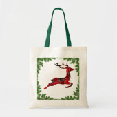 Rood-stiefdier-kerstfeestdag Tote Bag (Voorkant)
