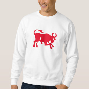 rood Stier-pictogram Trui